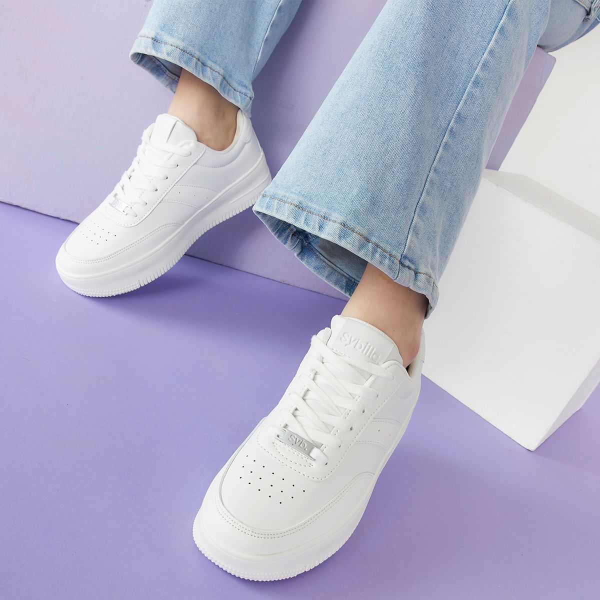 SYBILLA - Zapatilla Urbana Mujer Blanco Sybilla