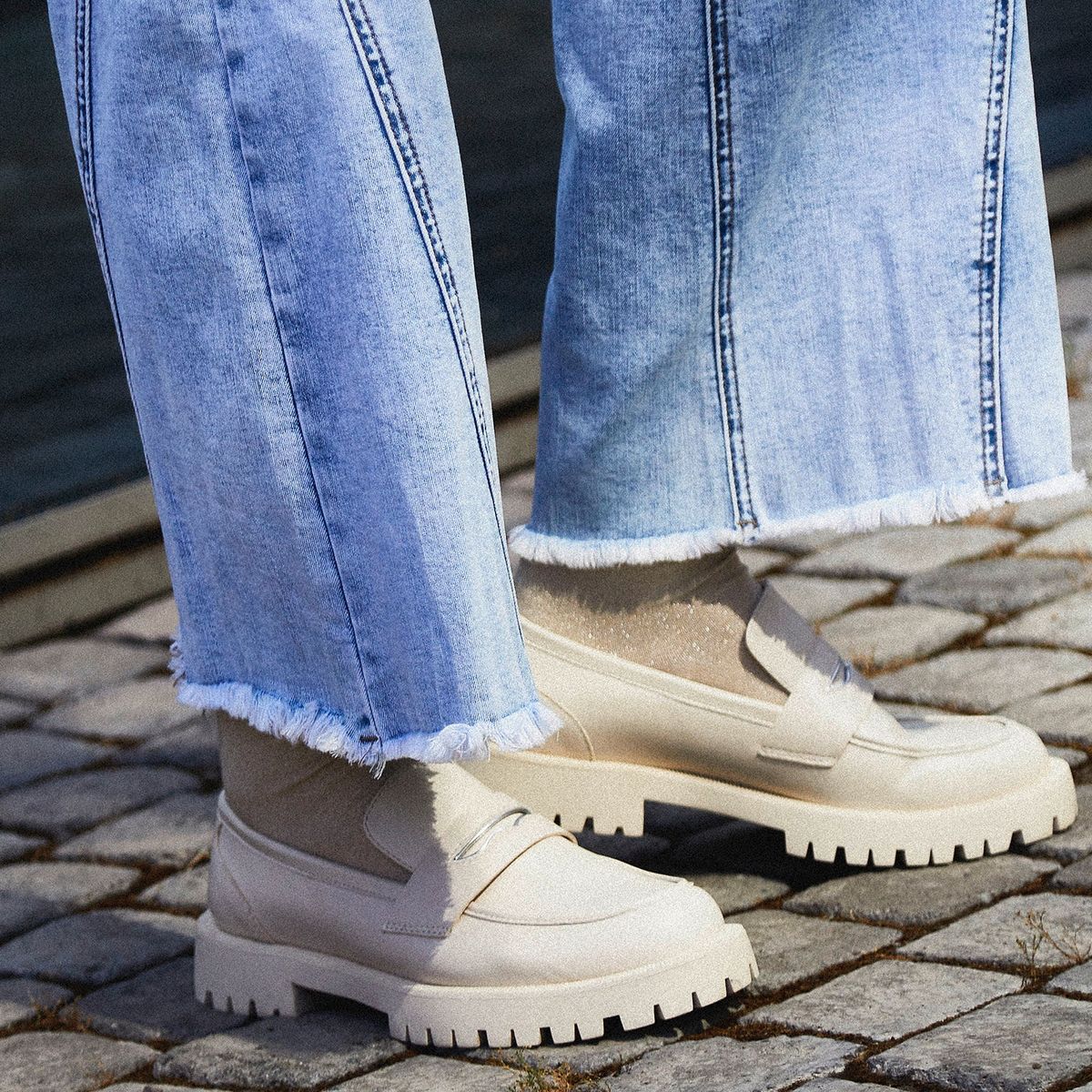 BASEMENT - Mocasín Mujer Beige Basement