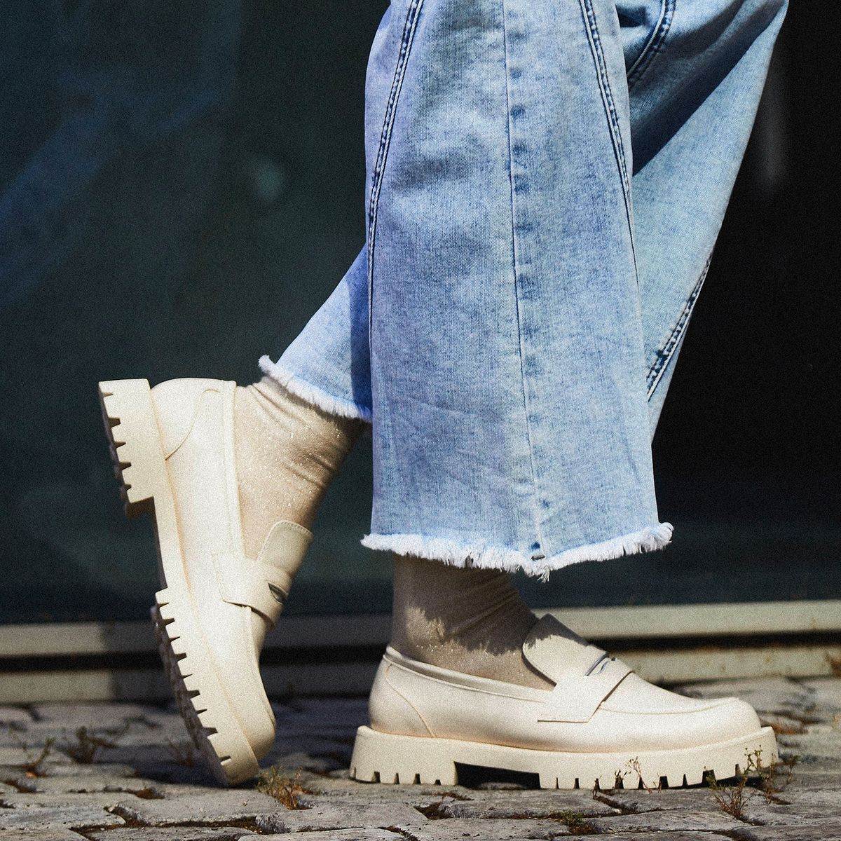 BASEMENT - Mocasín Mujer Beige Basement