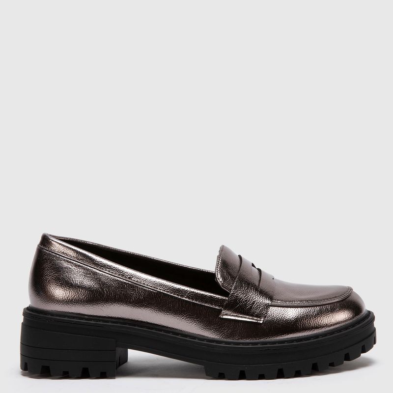 SYBILLA - Mocasín Mujer Gris Sybilla