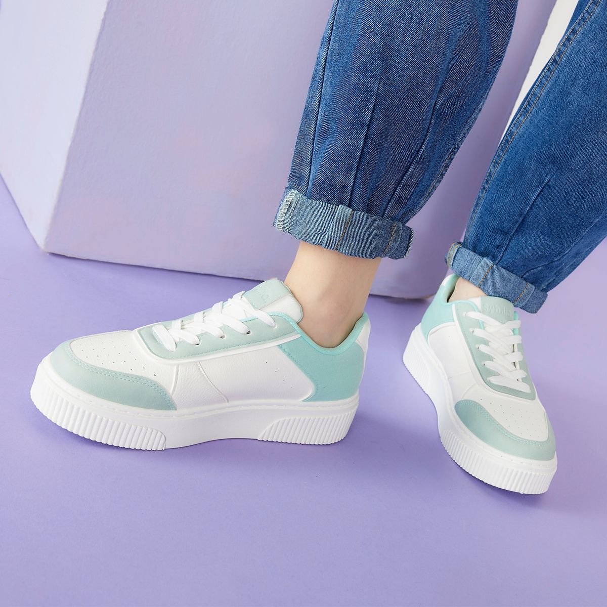 SYBILLA - Zapatilla Urbana Mujer Verde Sybilla