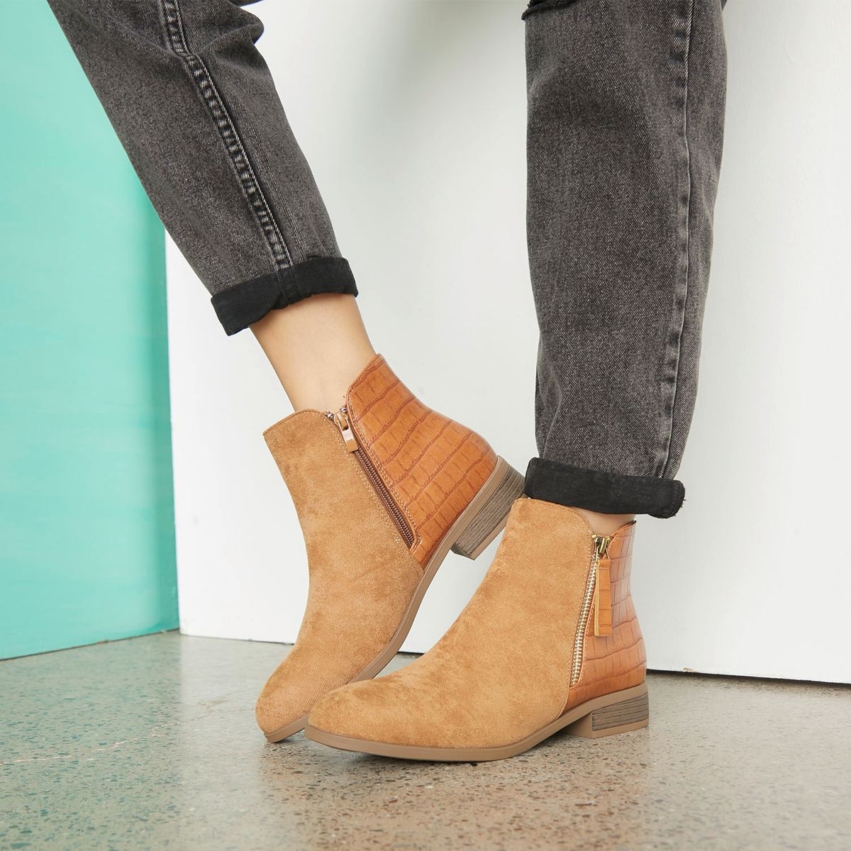 SYBILLA - Botín Mujer Cafe Sybilla