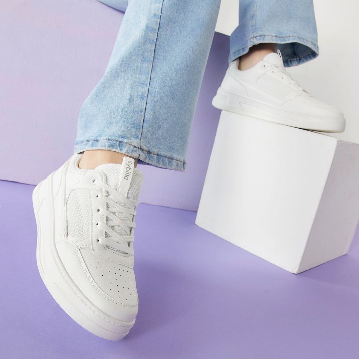 SYBILLA - Zapatilla Urbana Mujer Blanco Sybilla