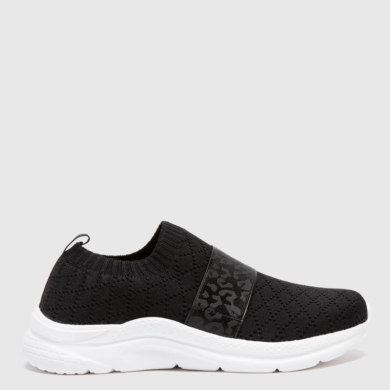 S COCCI - Sostrapita Zapatilla Urbana Mujer Negro S Cocci