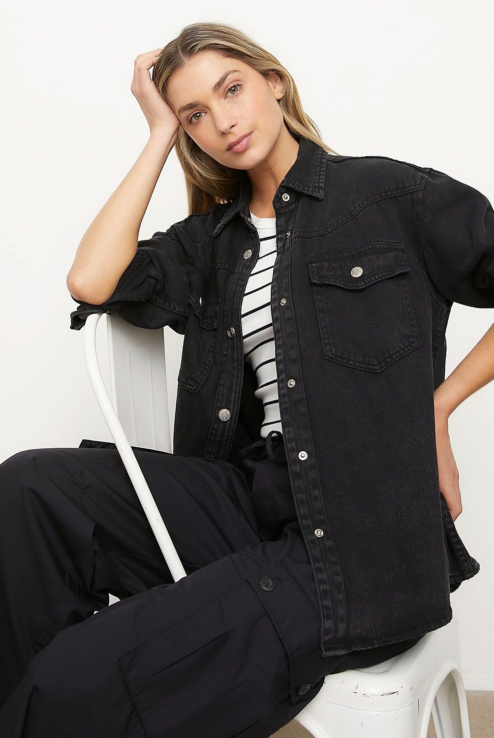 SYBILLA - Chaqueta De Jeans Mujer Sybilla