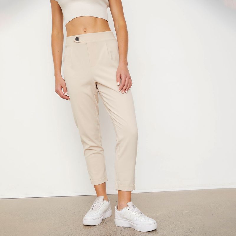 SYBILLA - Pantalón Leggings Sastrero Mujer Sybilla Tiro Medio