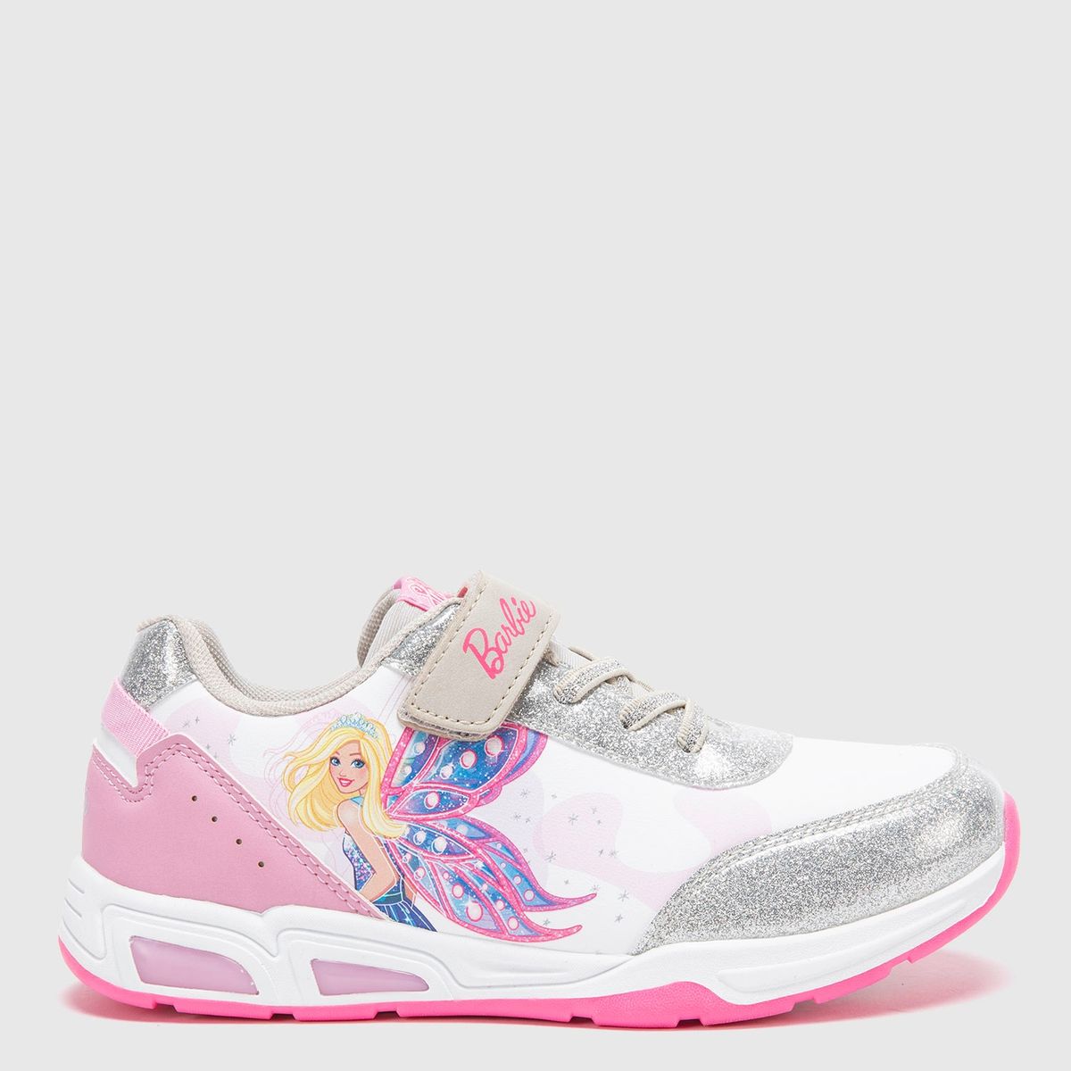 BARBIE - Zapatilla Urbana Niña Con Luces Rosado (26 a 33) Barbie