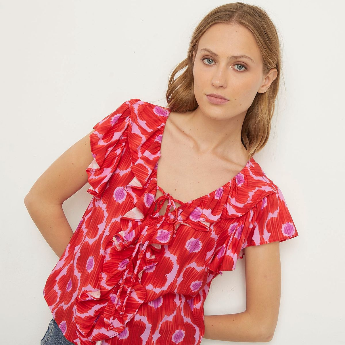 BASEMENT - Blusa Manga Corta Mujer Basement