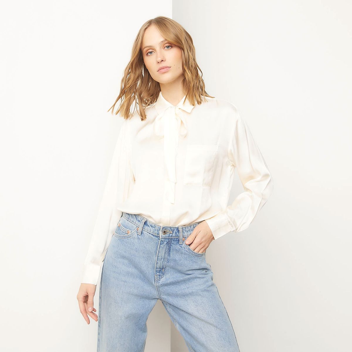 BASEMENT - Blusa Manga Larga Mujer Basement