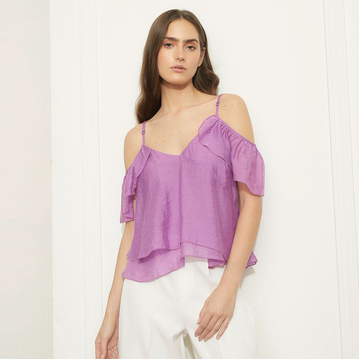 BASEMENT - Blusa Sin Mangas Lyocell Mujer Basement