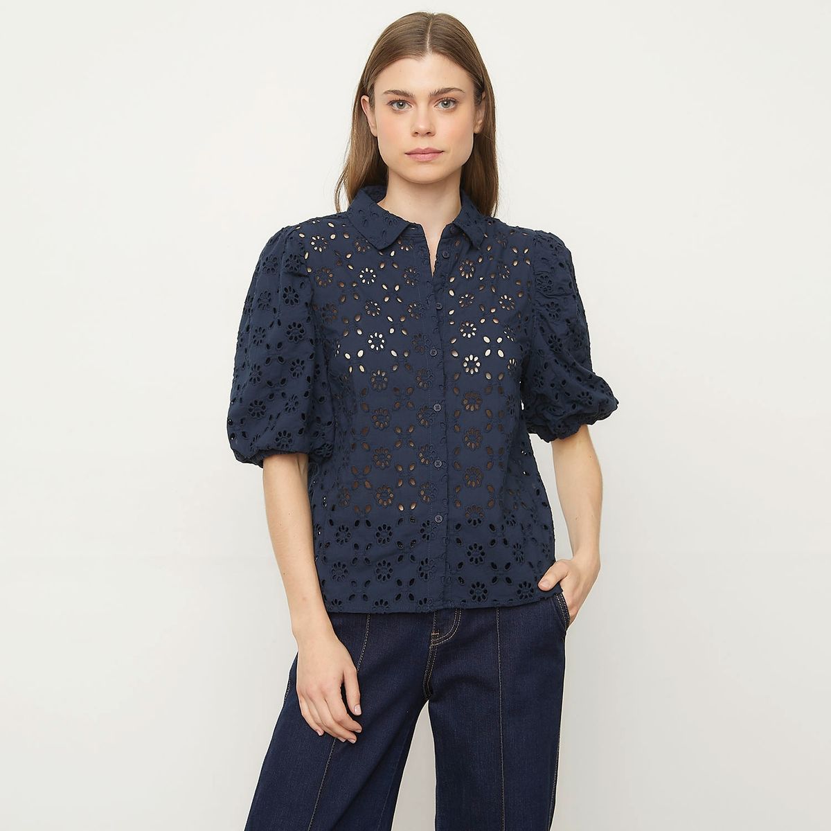 ELLE - Blusa Algodón Mujer Elle