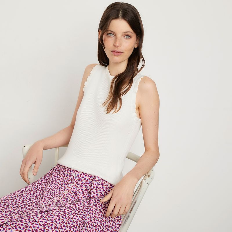ELLE - Polera Sin Mangas Mujer Elle