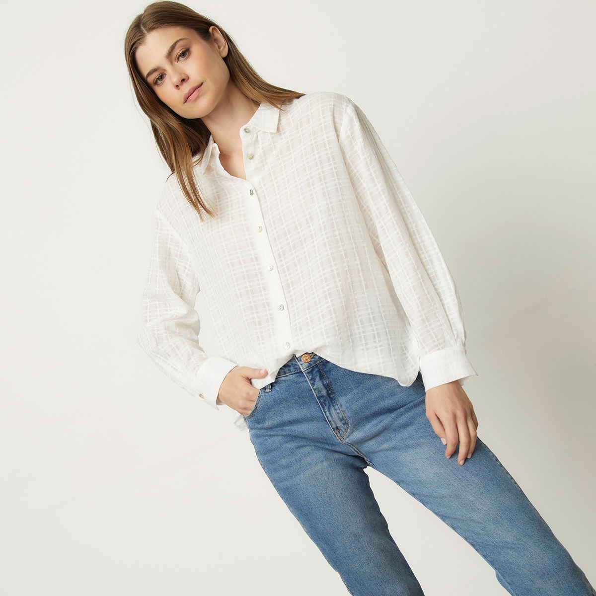 UNIVERSITY CLUB - Blusa Manga Larga Mujer University Club