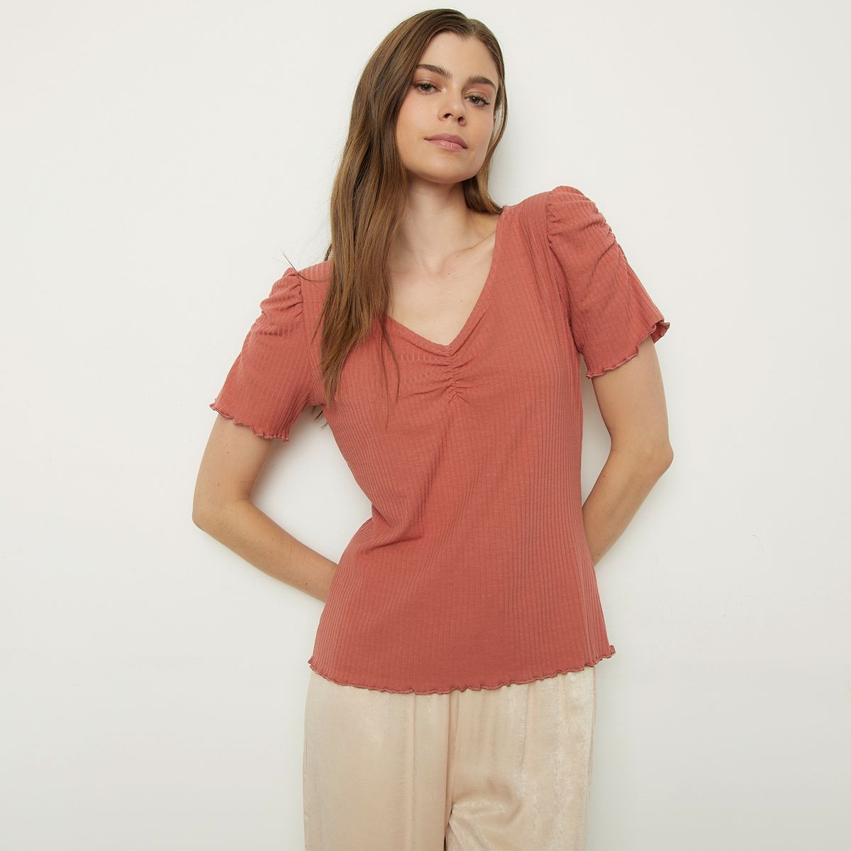 UNIVERSITY CLUB - Polera Manga Corta Mujer University Club
