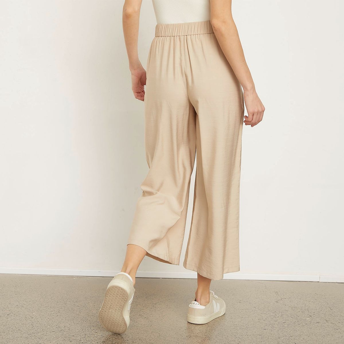 BASEMENT - Pantalón Culotte Tiro Medio Mujer Basement