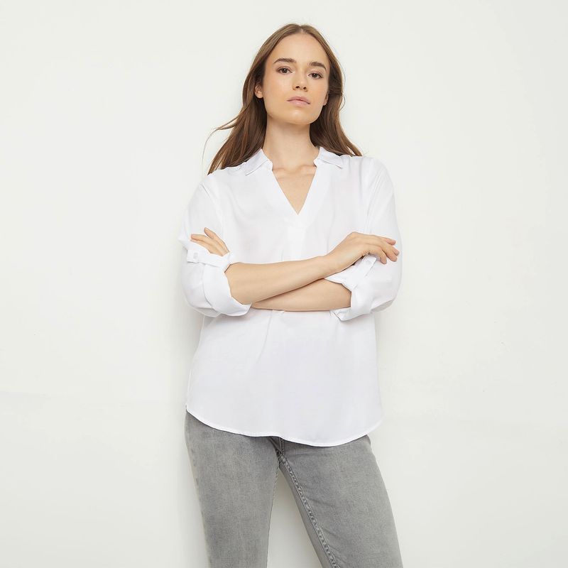 UNIVERSITY CLUB - Blusa Manga Larga Mujer University Club