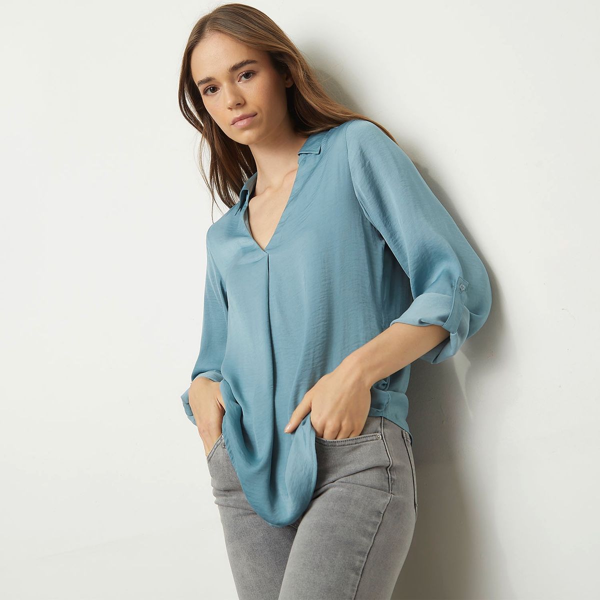 UNIVERSITY CLUB - Blusa Manga Larga Mujer University Club