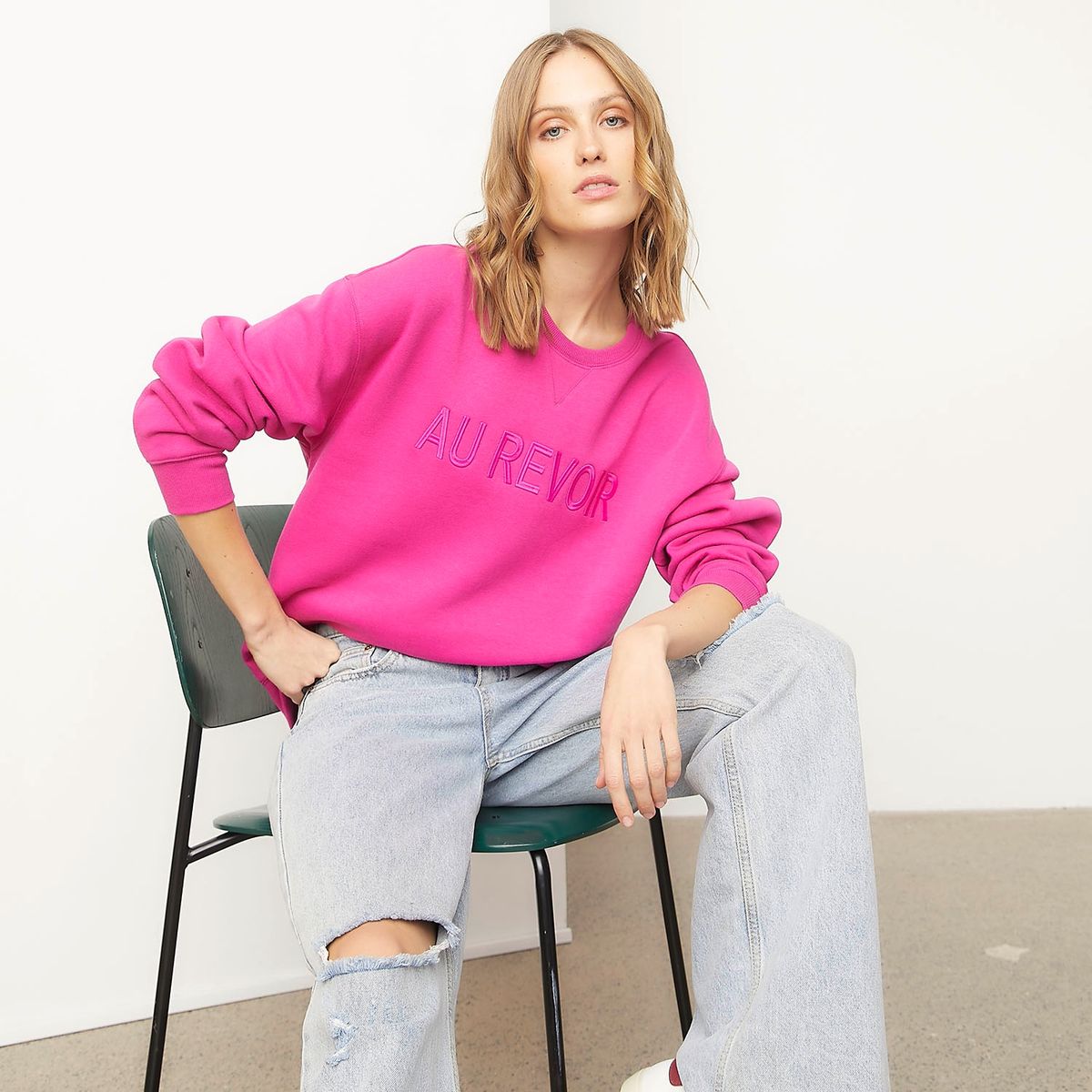 BASEMENT - Polerón Mujer Basement