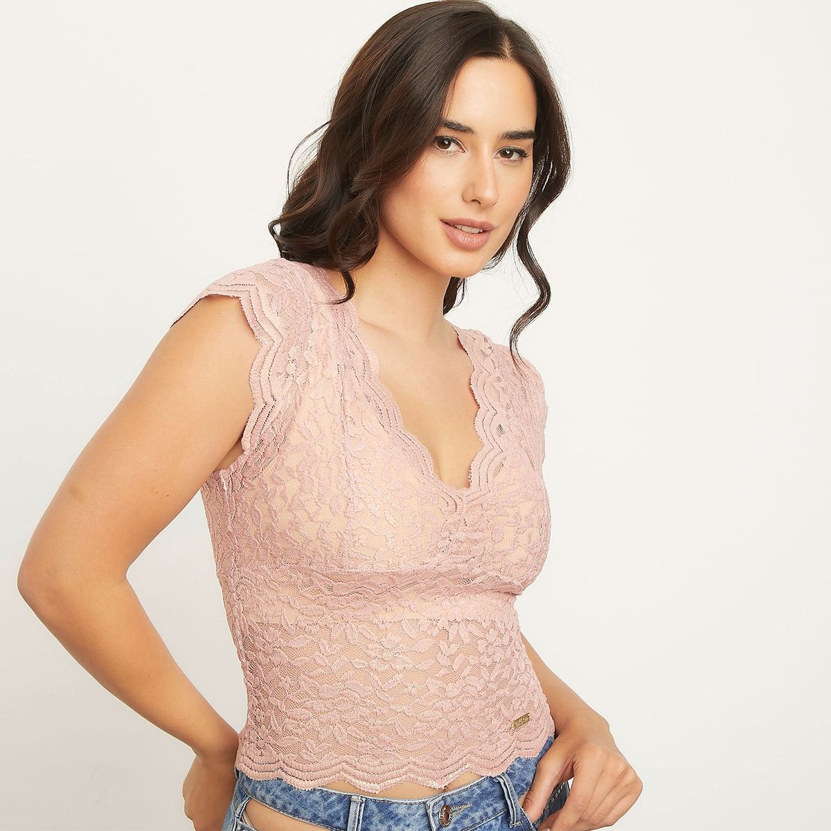 MOSSIMO - Polera Manga Corta Mujer Mossimo