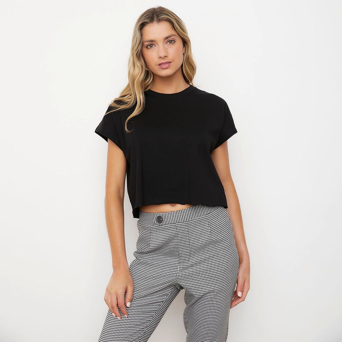 SYBILLA - Polera Manga Corta Algodón Mujer Sybilla