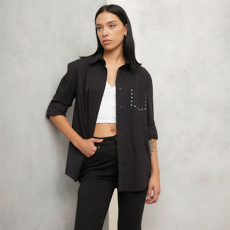 AMERICANINO - Blusa Manga Larga Mujer Americanino