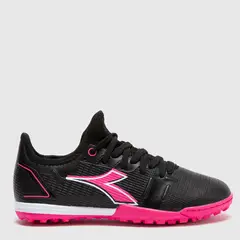 DIADORA - Zapatilla Fútbol Niño Futsof Negro y Fucsia