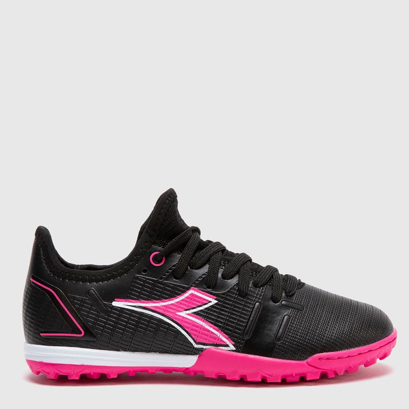 DIADORA - Zapatilla Fútbol Niño Diadora Futsof Negro y Fucsia