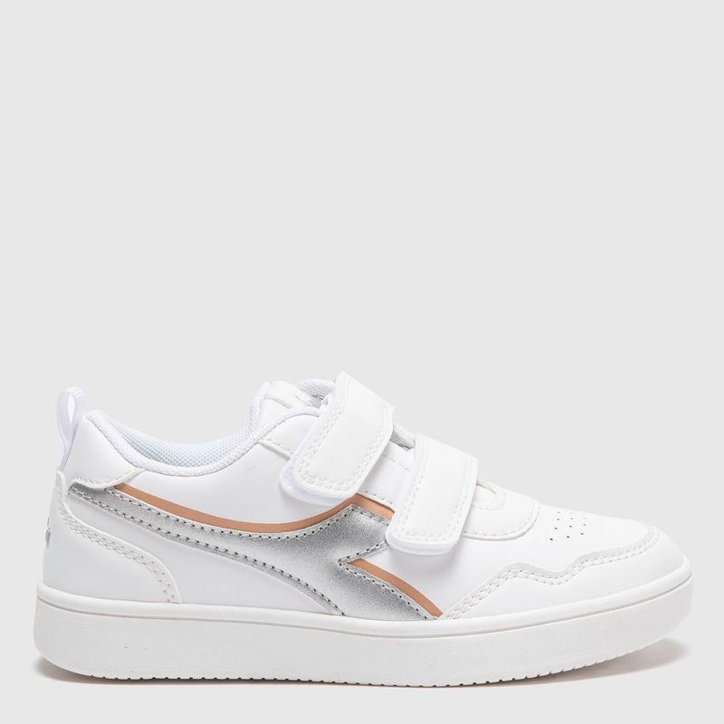 DIADORA - Crego8 Zapatilla Casual Niña Blanco (22 a 36) Diadora