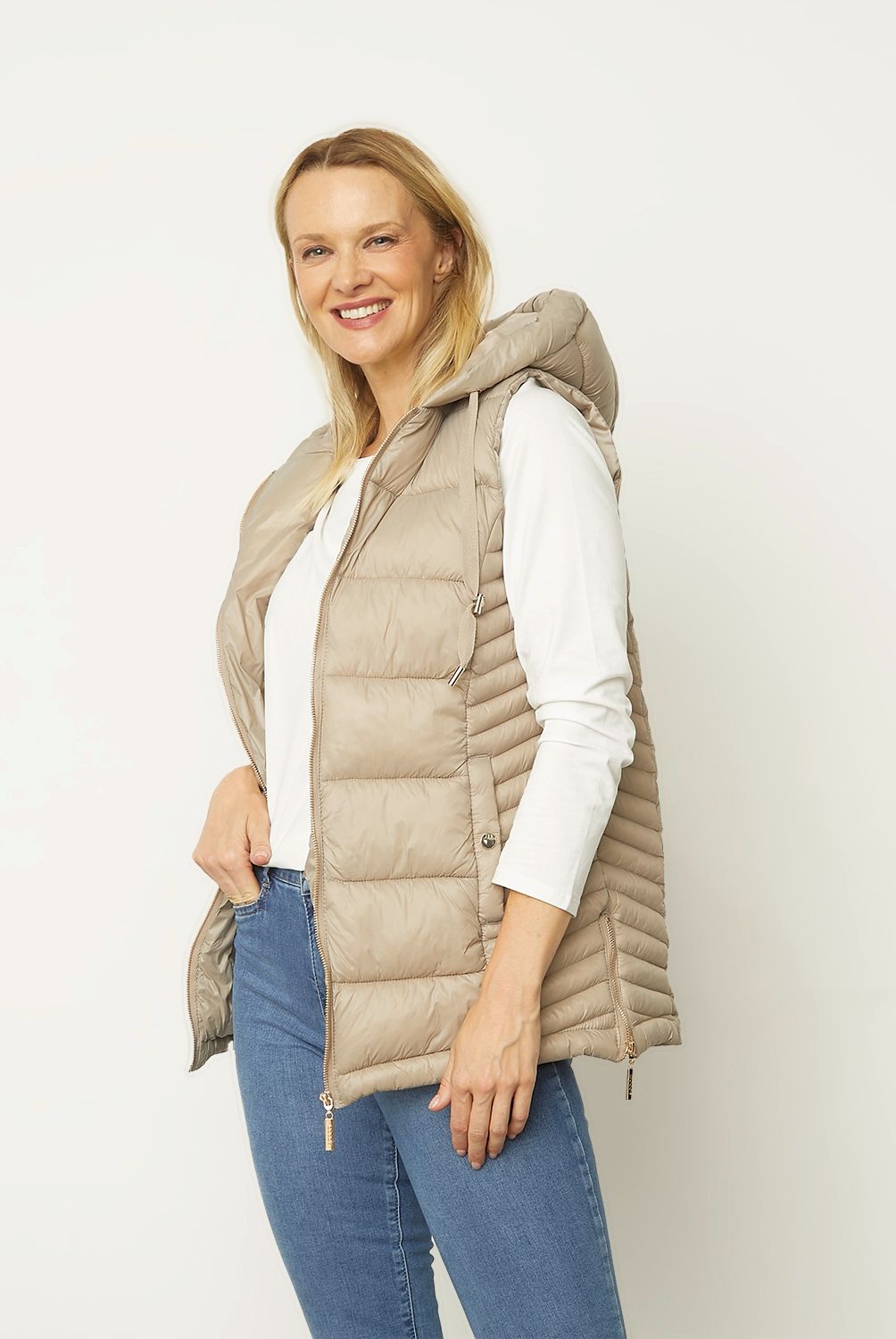S COCCI - Parka Sin Mangas Mujer S. Cocci