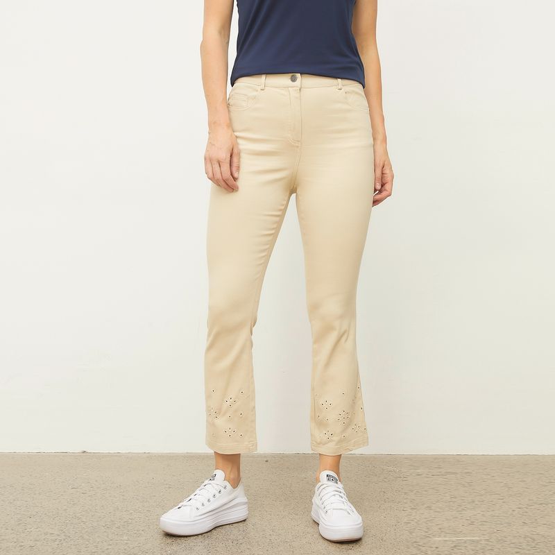 NEWPORT - Jeans Flare Tiro Alto Mujer Newport