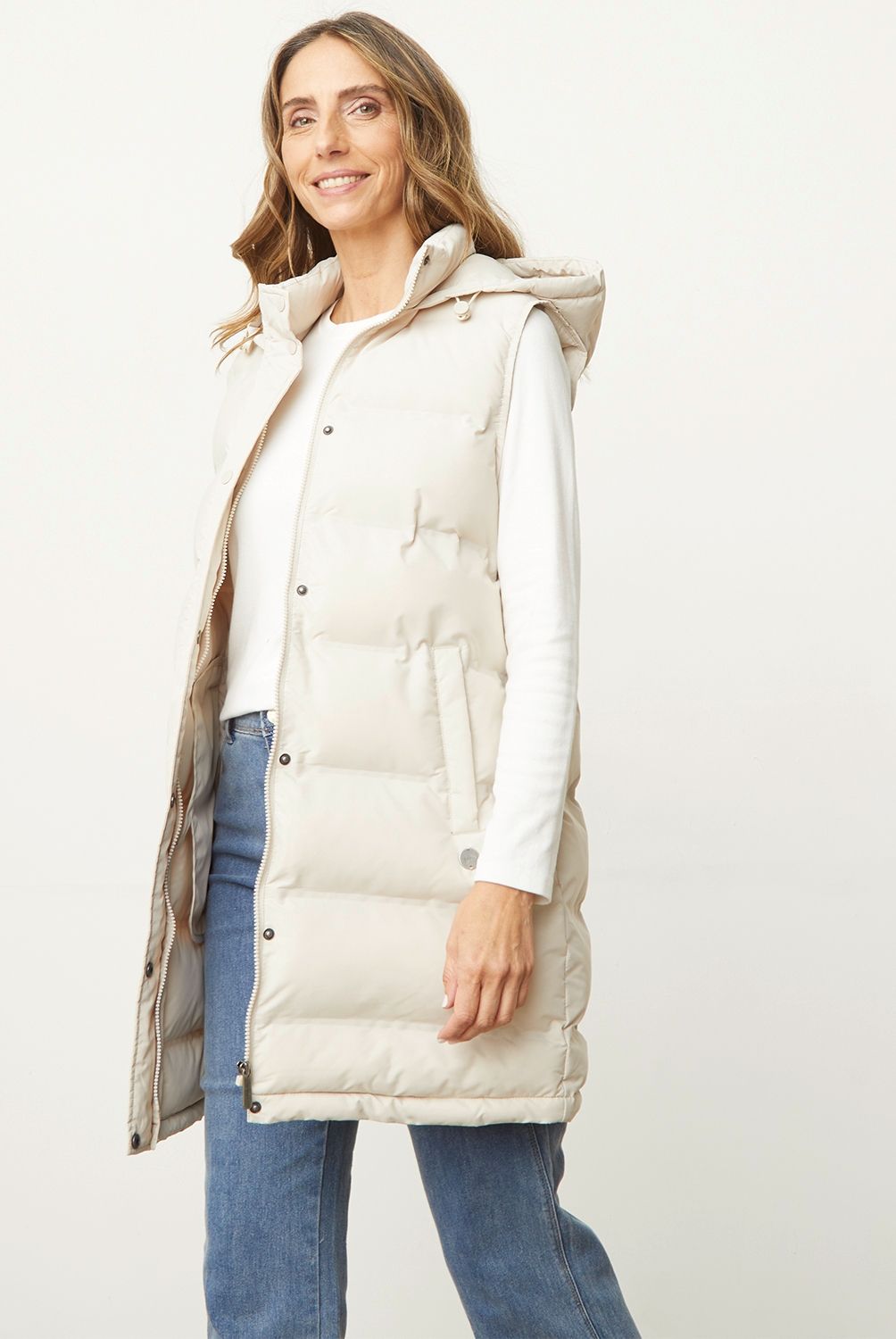 NEWPORT - Parka Sin Mangas Mujer Newport