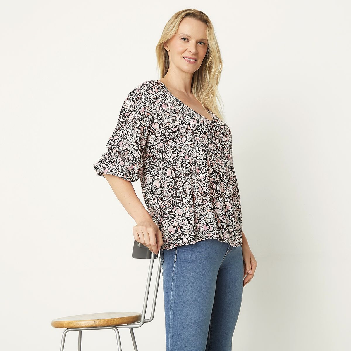 NEWPORT - Blusa Manga Larga Mujer Newport