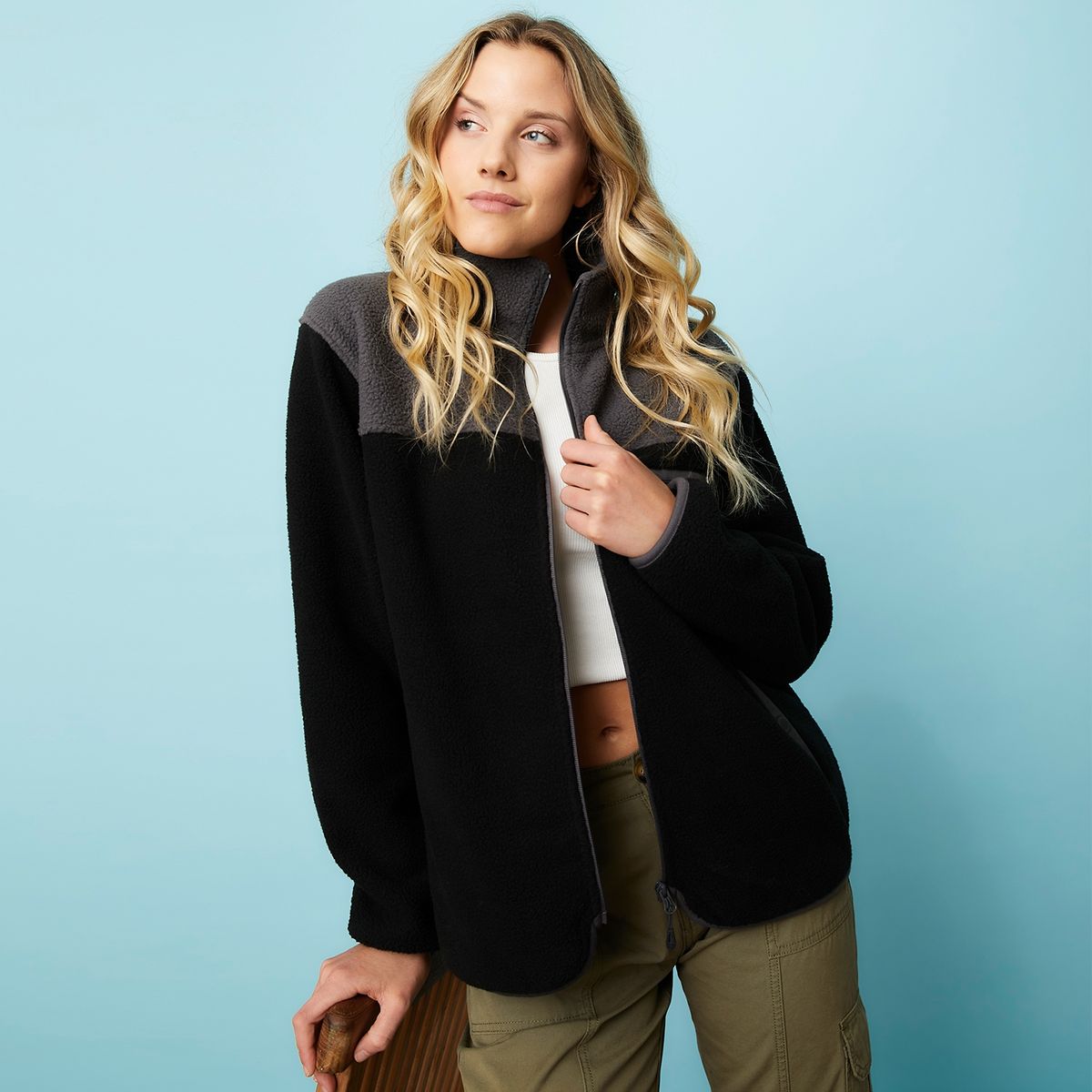 DOO AUSTRALIA - Polerón Mujer Doo Australia Chiporro Cuello Alto