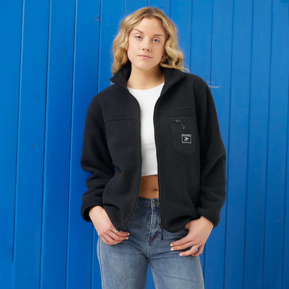 DOO AUSTRALIA - Polerón Mujer Doo Australia Chiporro Cuello Alto