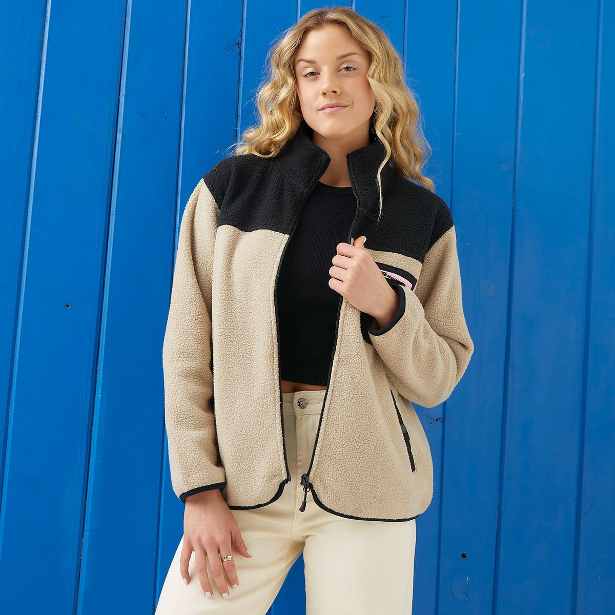 DOO AUSTRALIA - Polerón Mujer Doo Australia Chiporro Cuello Alto