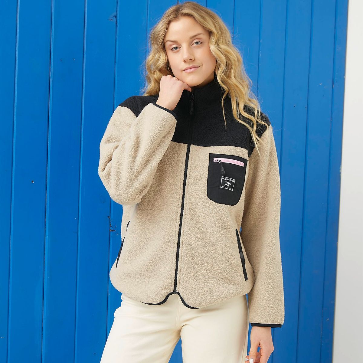 DOO AUSTRALIA - Polerón Mujer Doo Australia Chiporro Cuello Alto