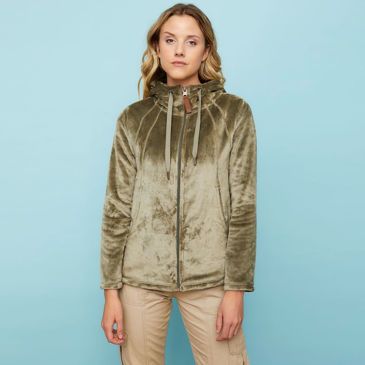 DOO AUSTRALIA - Polerón Polar Doo Australia Mujer con Gorro