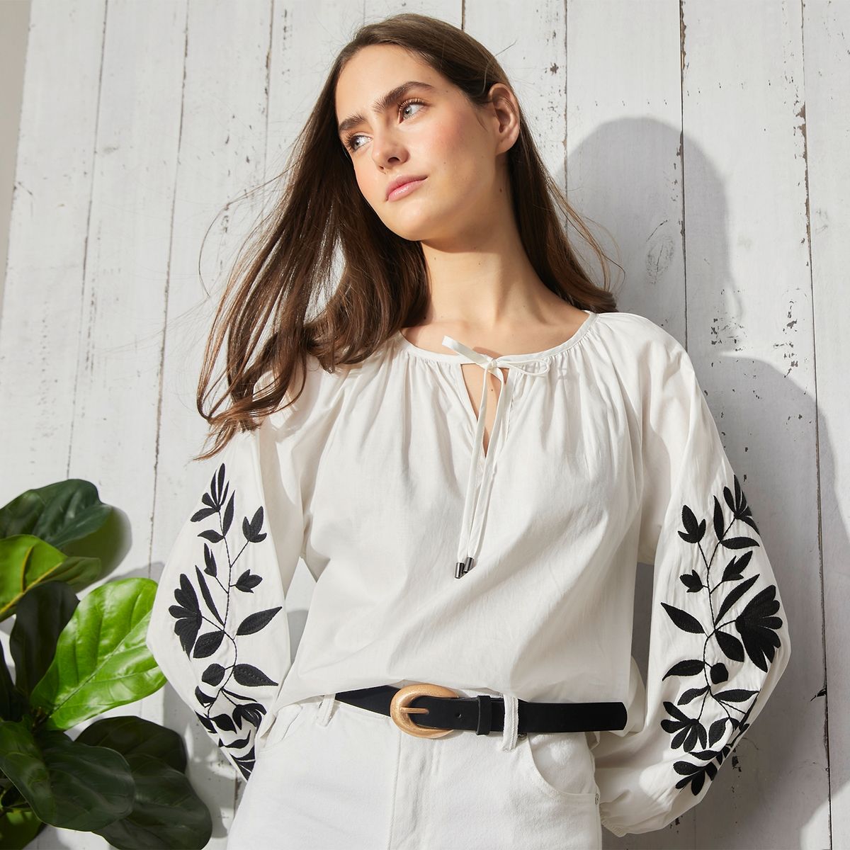 BASEMENT - Blusa Manga Larga Mujer Basement