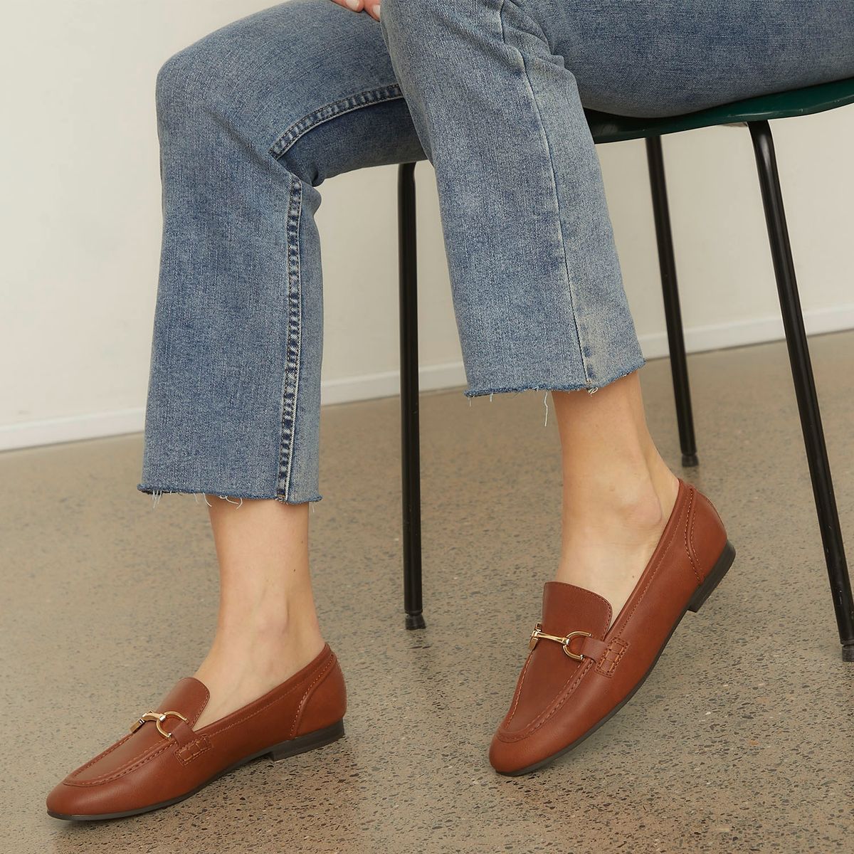 BASEMENT - Mocasín Mujer Café Basement