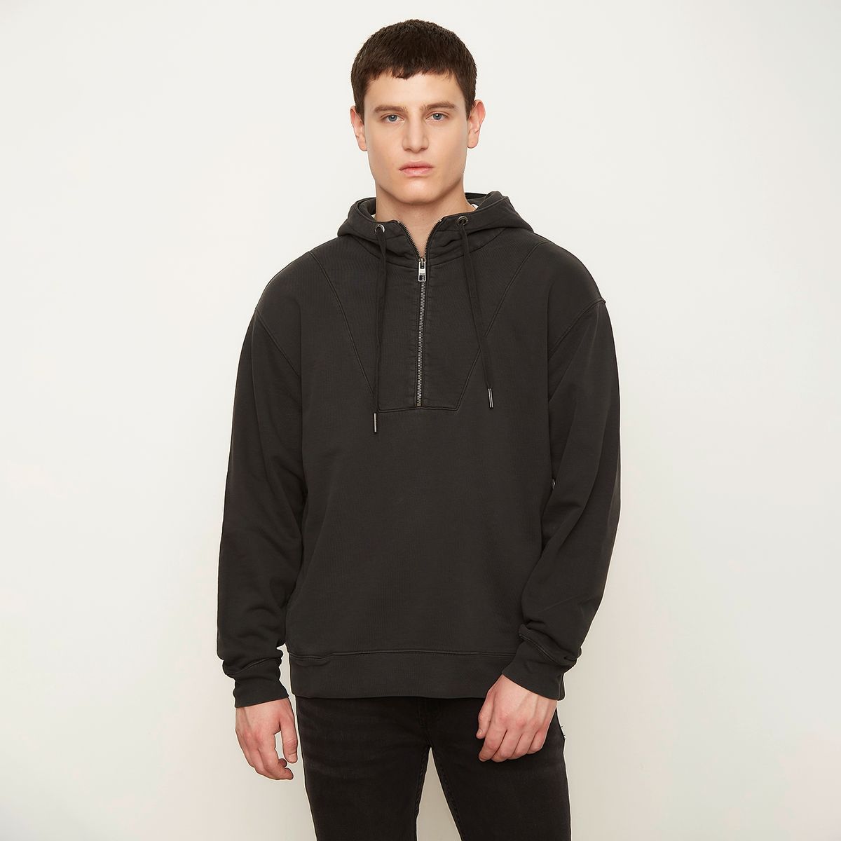 AMERICANINO - Polerón Con Cierre Algodón Orgánico Hombre Americanino