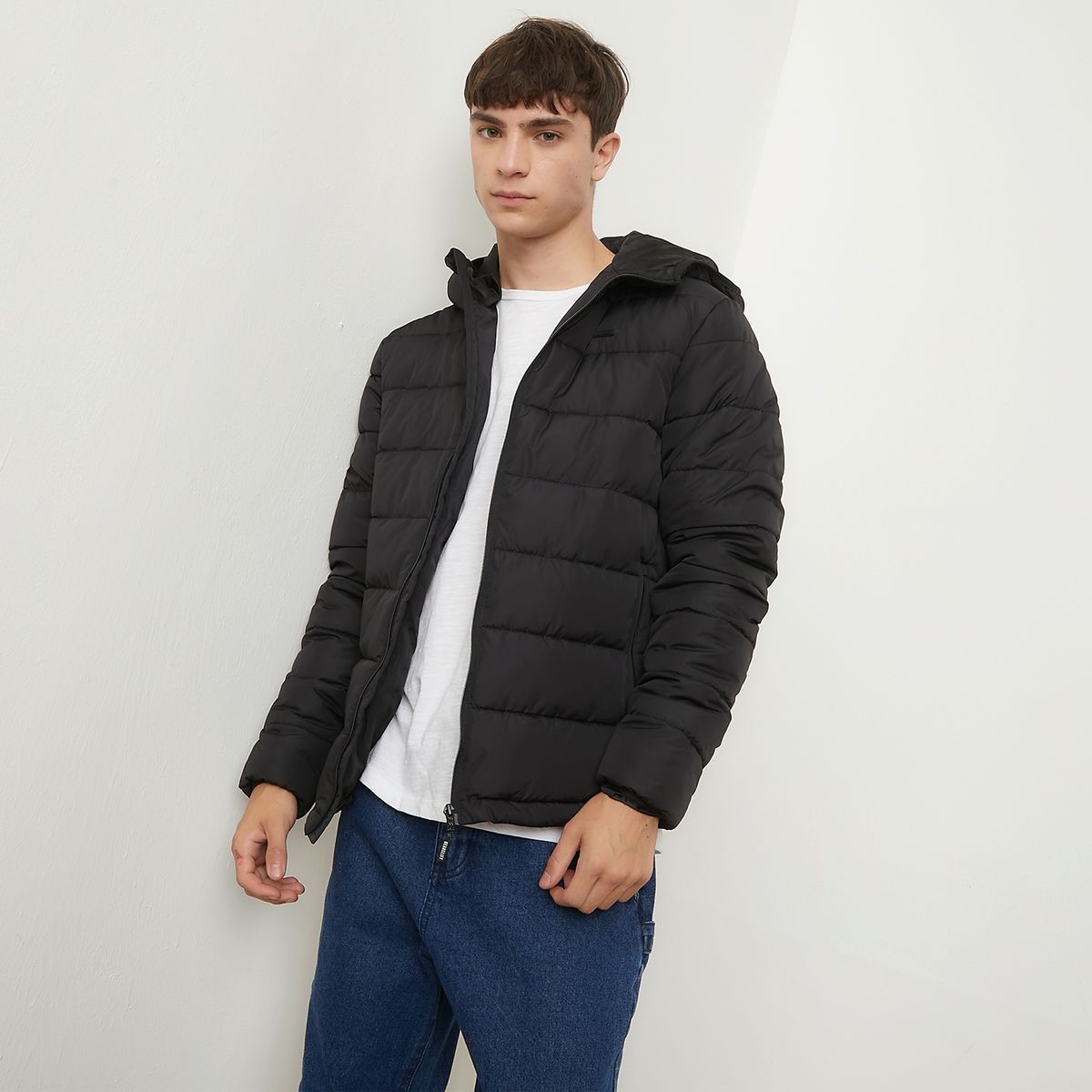 BEARCLIFF - Parka Acolchada Manga Larga Hombre Bearcliff