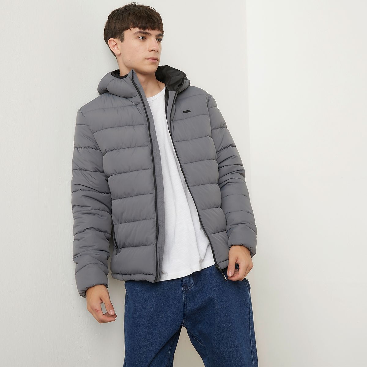 BEARCLIFF - Parka Acolchada Manga Larga Hombre Bearcliff