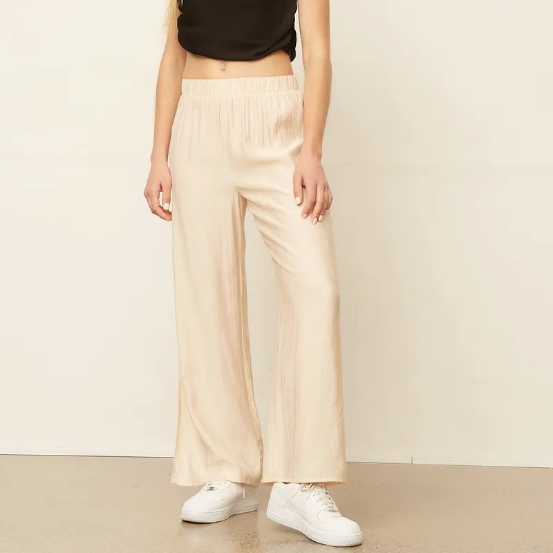 SYBILLA - Pantalón Palazzo Tiro Medio Mujer Sybilla