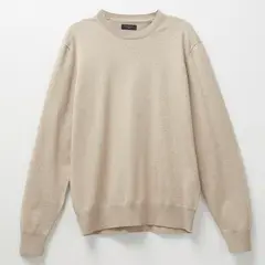 BASEMENT - Sweater Liso Regular Fit Algodón Hombre