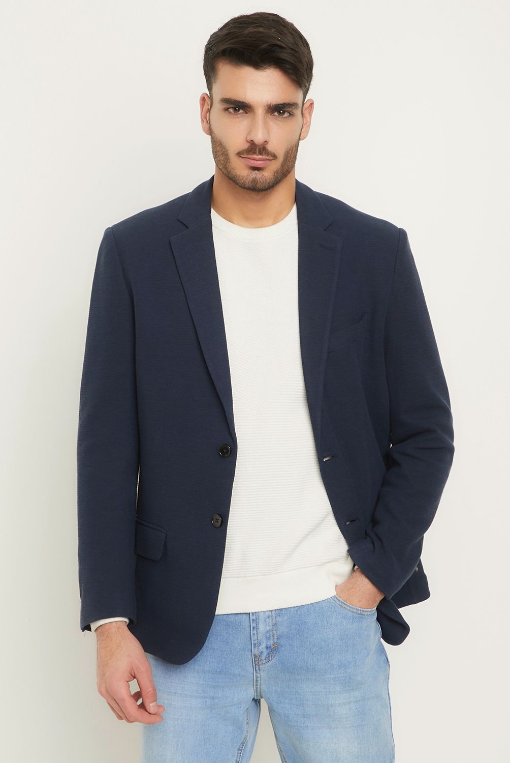 BASEMENT - Blazer Algodón Slim Fit Hombre Basement