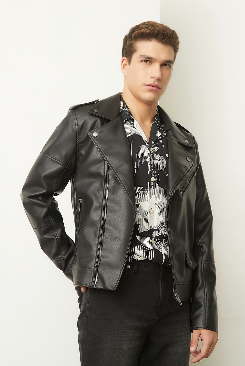 BASEMENT - Chaqueta Biker Hombre Basement