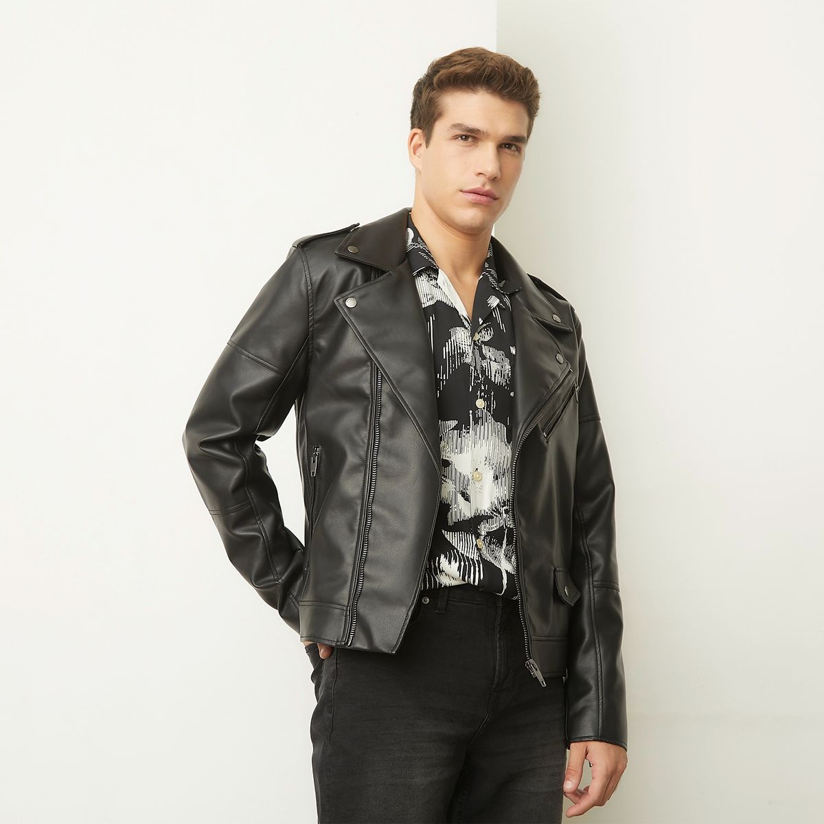 BASEMENT - Chaqueta Biker Hombre Basement