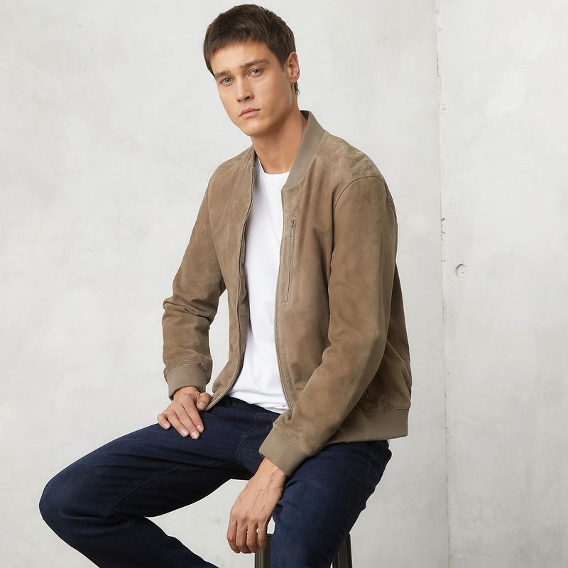 WOLF&HANK - Chaqueta De Cuero Hombre Wolf&Hank