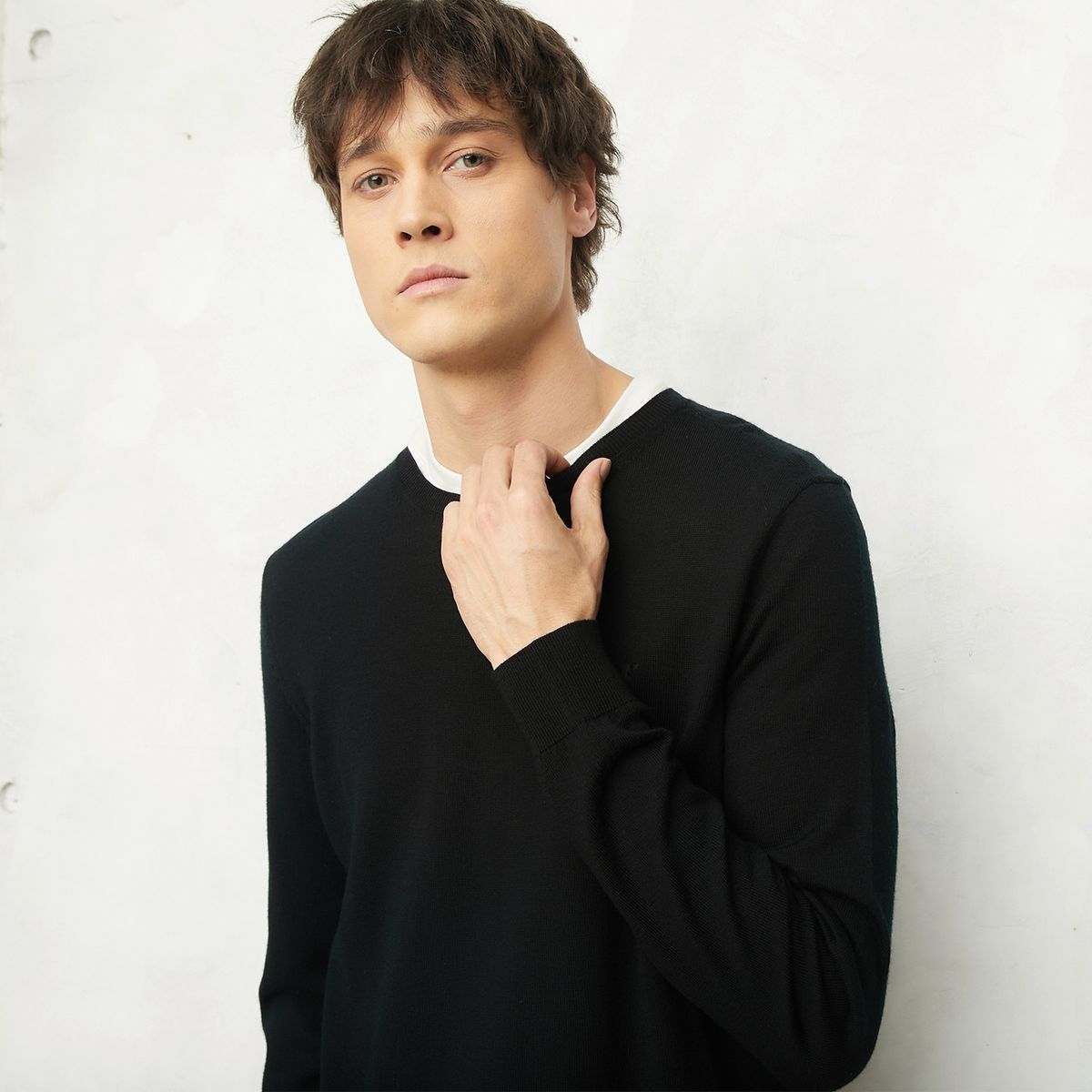 WOLF&HANK - Sweater Algodón Cuello Redondo Wolf&Hank Hombre Manga Larga