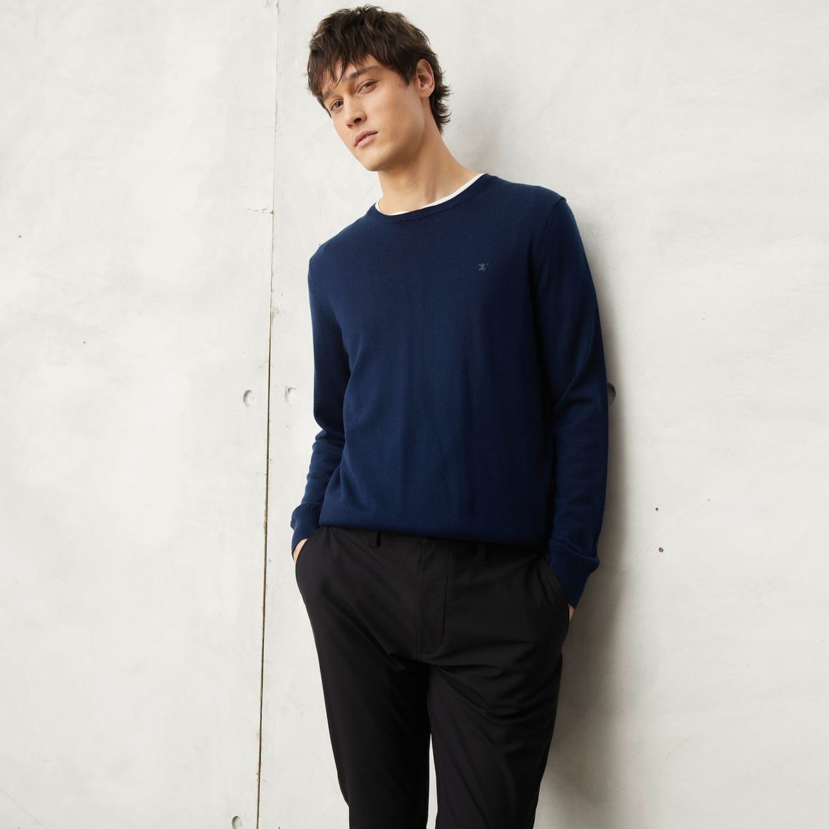 WOLF&HANK - Sweater Algodón Cuello Redondo Wolf&Hank Hombre Manga Larga